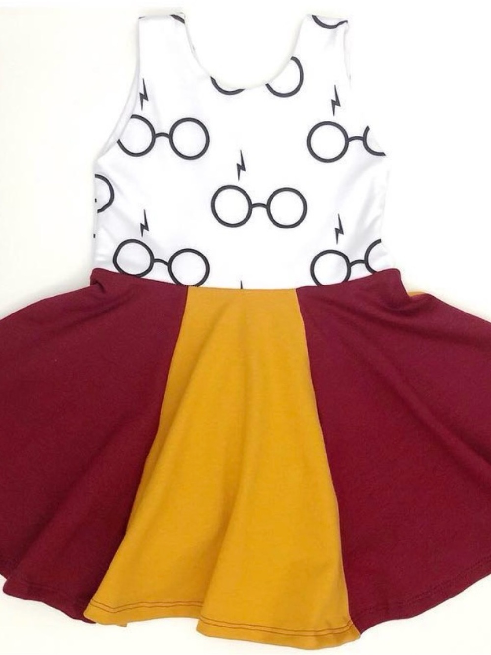 Malia + Kai Harry Potter Choosen One Handmade Twirl Dress Sz 6